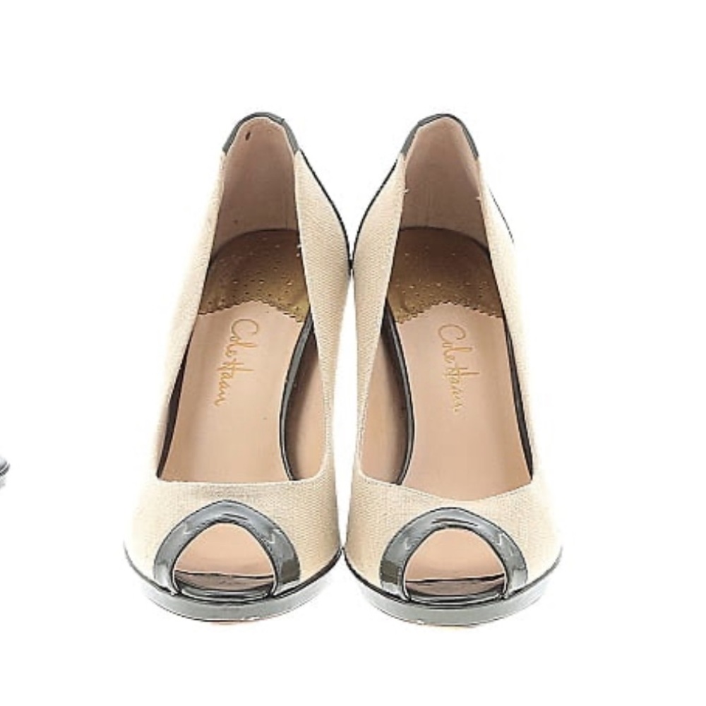 Cole Hann Peep toes 3.25 inch Heals Nike technology